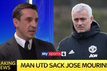 Gary Neville reacts to Jose Mourinho being sacked by Manchester United LIVE!