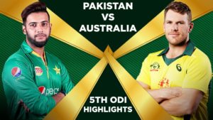 Pakistan v Australia