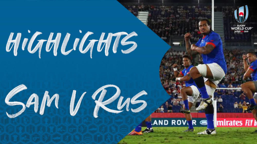 Highlights: Russia v Samoa – Rugby World Cup 2019