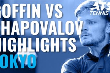 Great Shots & Rallies from David Goffin vs Denis Shapovalov | Tokyo 2019