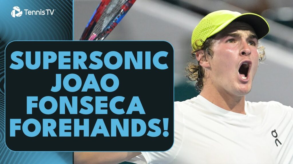 10 Minutes Of SUPERSONIC Joao Fonseca Forehands 💥