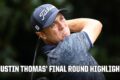 Justin Thomas HIGHLIGHTS 🎥 Final Round of the Tour Championship | Golf on ESPN