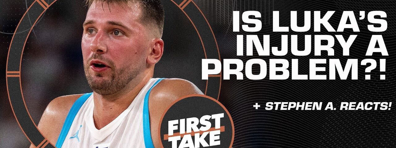 Stephen A. reacts to Luka Doncic’s INJURY playing on the Slovenian National Team 👀