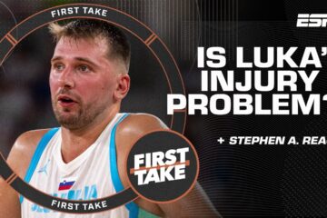 Stephen A. reacts to Luka Doncic’s INJURY playing on the Slovenian National Team 👀