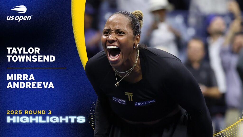 Taylor Townsend vs. Mirra Andreeva Highlights | 2025 US Open Round 3