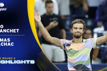Ugo Blanchet vs. Tomas Machac Highlights | 2025 US Open Round 3