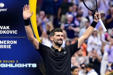 Novak Djokovic vs. Cameron Norrie Highlights | 2025 US Open Round 3