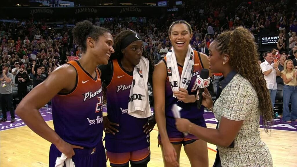 Alyssa Thomas reacts to 5th playoff triple-double after advancing past Liberty 🔥 | WNBA on ESPN