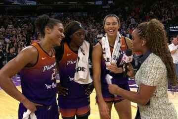 Alyssa Thomas reacts to 5th playoff triple-double after advancing past Liberty 🔥 | WNBA on ESPN