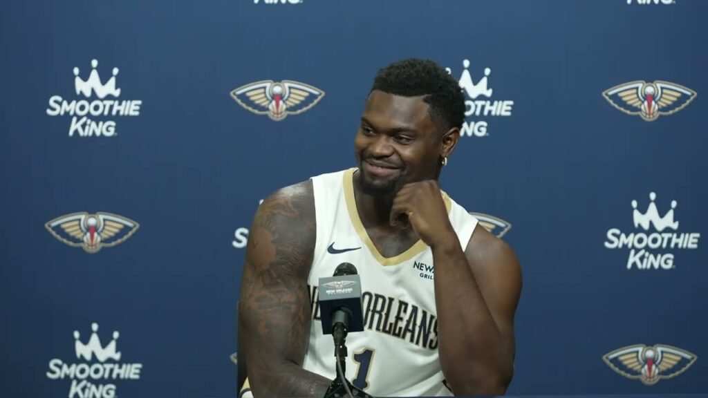 ‘Haven’t felt like this since college’ – Zion Williamson Talks Year 7 At Pelicans 2025 Media Day