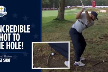 Tyrrell Hatton’s Unreal Recovery with Branch in Front of Ball | 2025 Ryder Cup