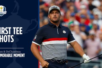 First Tee Shots | Rahm & DeChambeau’s Drives | 2025 Ryder Cup
