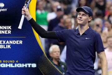 Jannik Sinner vs. Alexander Bublik Highlights | 2025 US Open Round 4