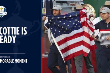 Scottie Scheffler Makes His First Tee Walk | 2025 Ryder Cup
