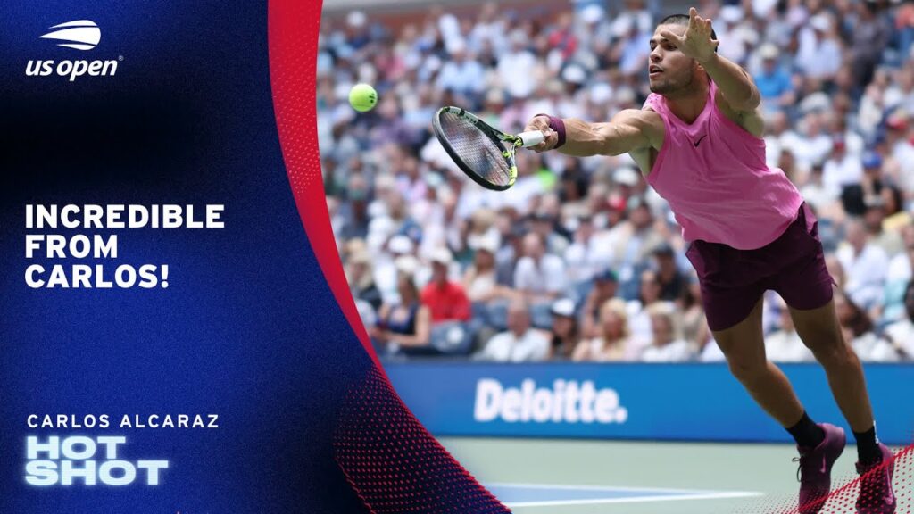 How Did Carlos Alcaraz Win This Point?! | 2025 US Open How Did Carlos Alcaraz Win This Point?! | 2025 US Open