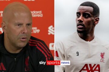 Arne Slot says Alexander Isak is ‘not ready to play 90 minutes’ ahead of making Liverpool debut