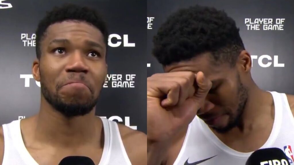 Giannis emotional reaction to Greece winning Bronze at EuroBasket 2025