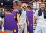 Luka Doncic hits insane trick shot after Slovenian teammate bet against him 😂
