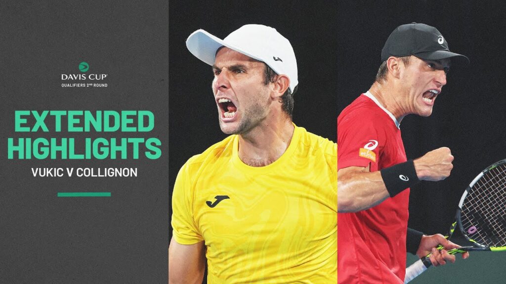 Aleksandar Vukic vs Raphael Collignon Extended Match Highlights | 2025 Davis Cup Qualifiers
