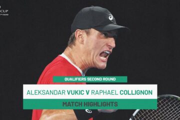 Aleksandar Vukic vs Raphael Collignon | Australia v Belgium | 2025 Davis Cup Qualifiers Highlights