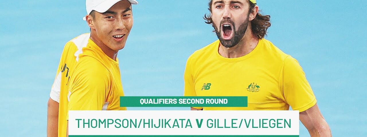 Jordan Thompson Rinky Hijikata v Sander Gille Joran Vliegen | Aus v Bel | 2025 Davis Cup Highlights