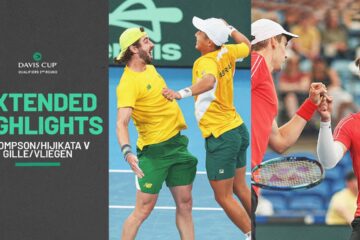 Jordan Thompson/Rinky Hijikata v Sander Gille/ Joran Vliegen Extended Highlights Aus v Bel Davis Cup