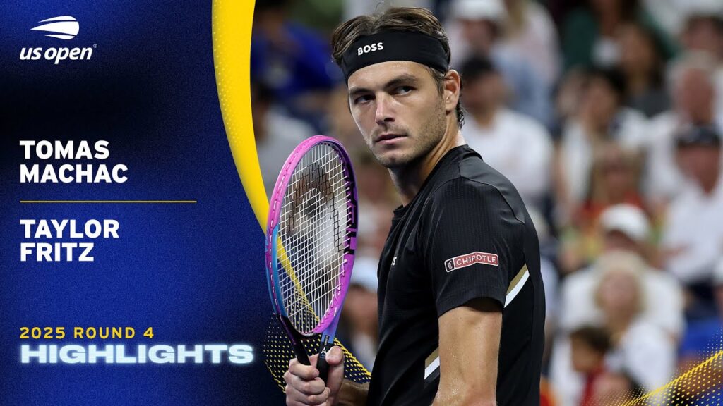Tomas Machac vs. Taylor Fritz Highlights | 2025 US Open Round 4
