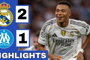 ⚪️Real Madrid vs Marseille (2-1) Extended HIGHLIGHTS | UEFA Champions League
