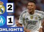 ⚪️Real Madrid vs Marseille (2-1) Extended HIGHLIGHTS | UEFA Champions League