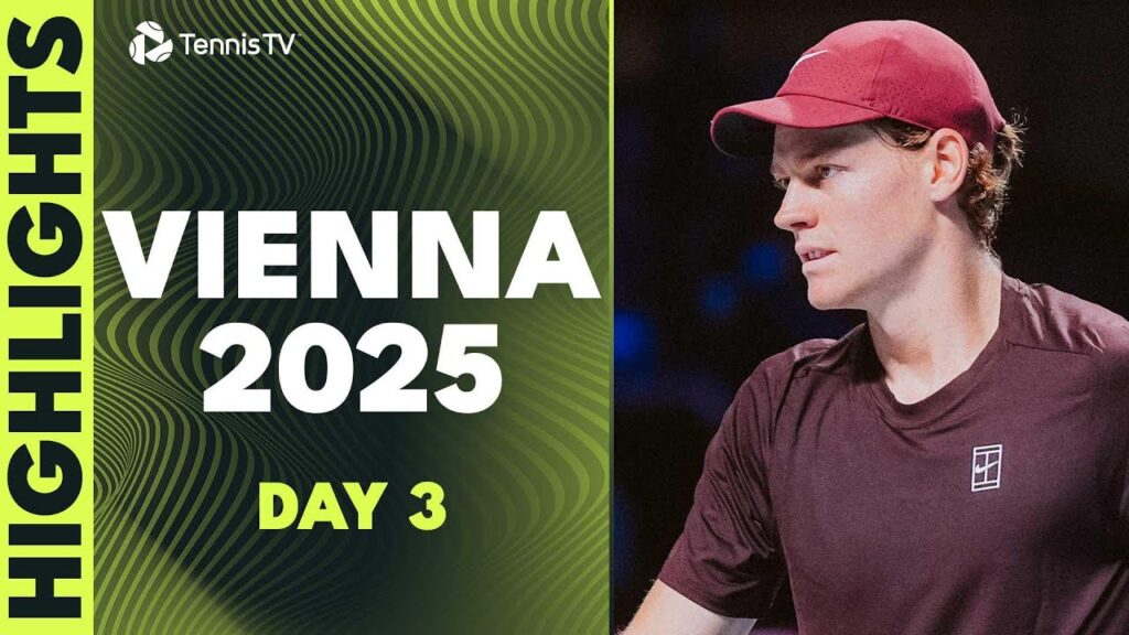 Sinner returns to Action; Medvedev, De Minaur & Berrettini Play | Vienna 2025 Day 3 Highlights