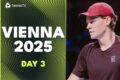 Sinner returns to Action; Medvedev, De Minaur & Berrettini Play | Vienna 2025 Day 3 Highlights