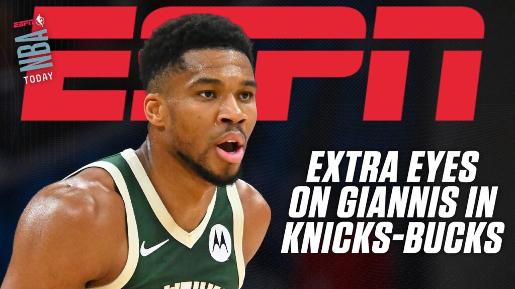 EXTRA EYES ON GIANNIS 👀 The Bucks host the Knicks after reported trade talks