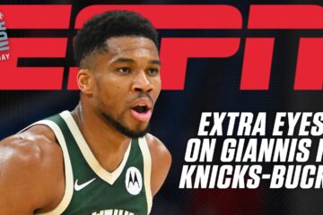 EXTRA EYES ON GIANNIS 👀 The Bucks host the Knicks after reported trade talks