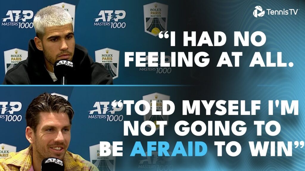 Carlos Alcaraz & Cameron Norrie React To Their 2025 Rolex Paris Masters Clash 🗣️