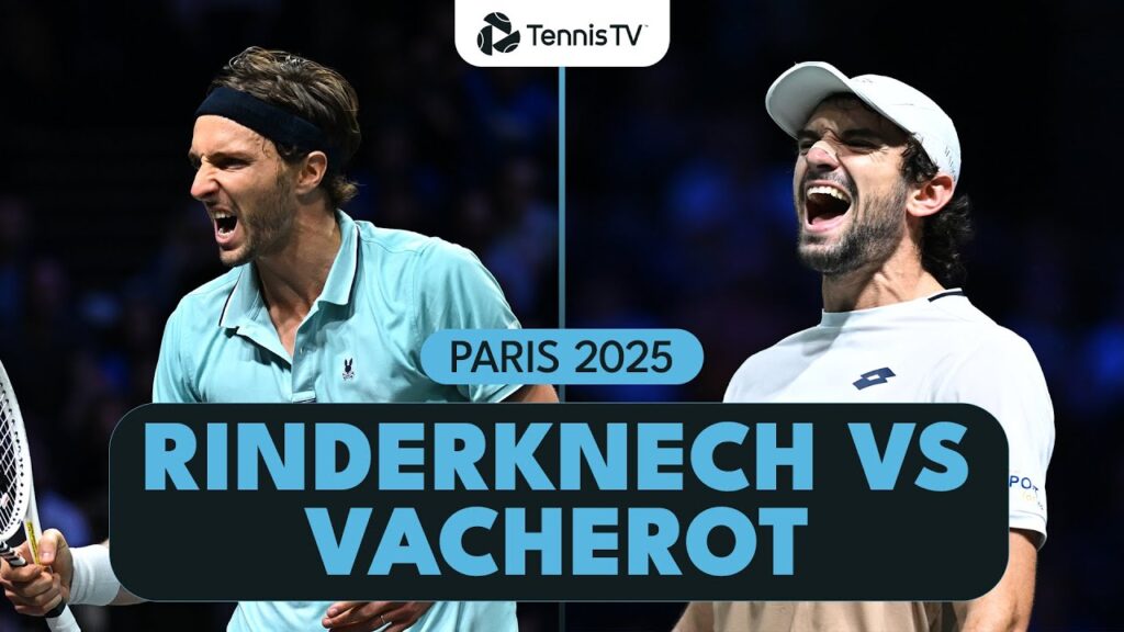 The Arthur Rinderknech vs Valentin Vacherot Cousins Rematch! | Paris 2025 Highlights
