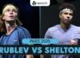 Ben Shelton vs Andrey Rublev Entertaining Match Highlights | Paris 2025 🔥