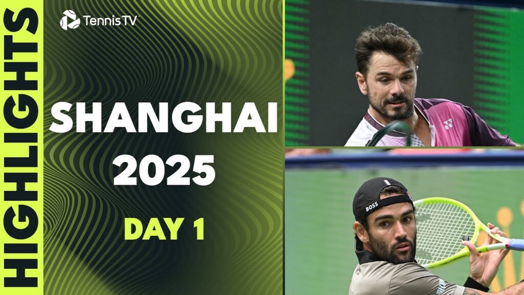 Wawrinka In Action, Berretini, Cilic & More Feature On Day One | Shanghai 2025 Highlights Day 1