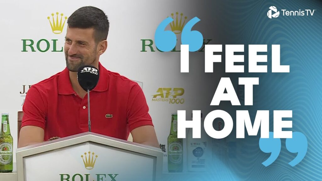 Novak Djokovic Talks Ahead Of His Return To Shanghai 🎙️