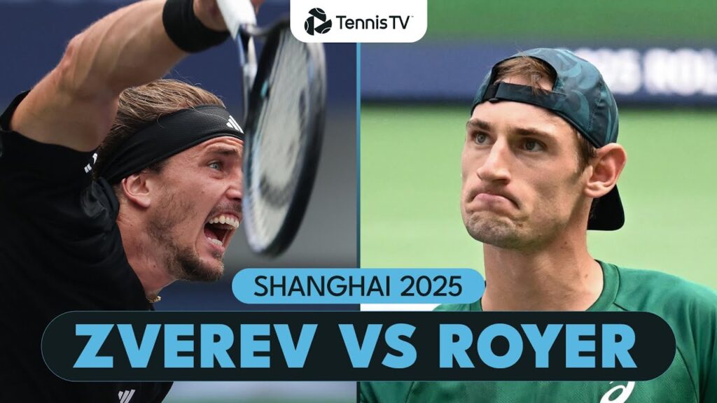 Alexander Zverev Pushed By Qualifier Valentin Royer | Shanghai 2025 Match Highlights