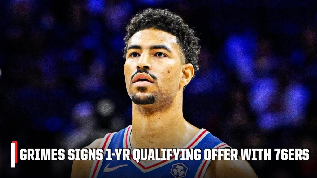 Quentin Grimes signs 1-year qualifying offer with 76ers 👀 Bobby Marks reacts to deal