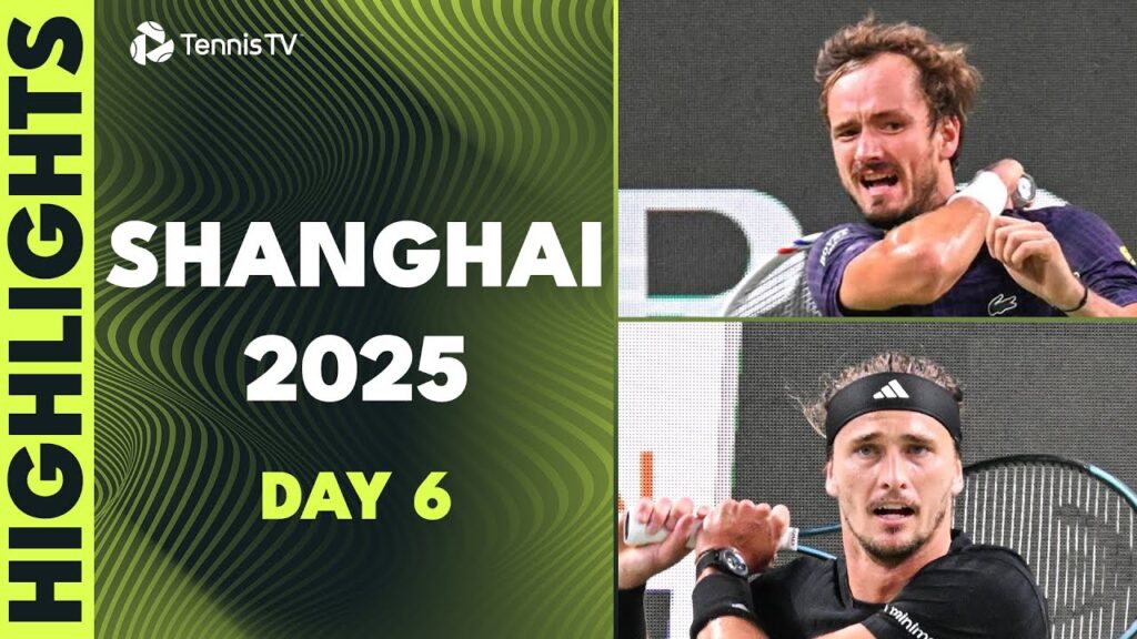Zverev Headlines; Medvedev Faces Fokina, Musetti Also In Action | Shanghai 2025 Day 6 Highlights