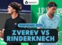 Alexander Zverev vs Arthur Rinderknech Wimbledon Rematch! | Shanghai 2025 Highlights