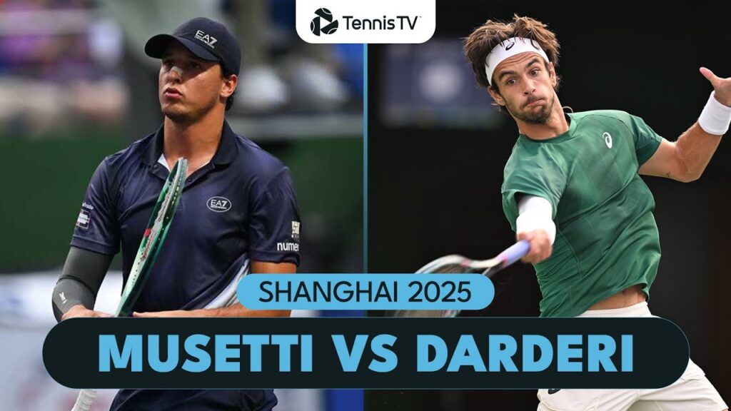 Lorenzo Musetti vs Luciano Darderi Match Highlights 💥 | Shanghai 2025 Highlights