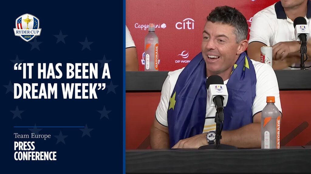 Team Europe Winning Press Conference | 2025 Ryder Cup