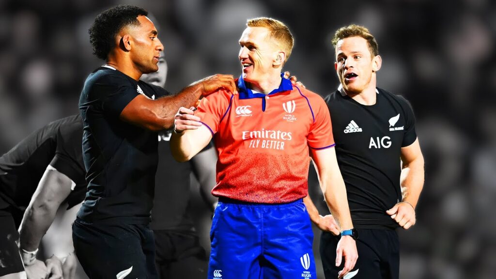 The RAREST Referee & Player Interaction in Rugby!