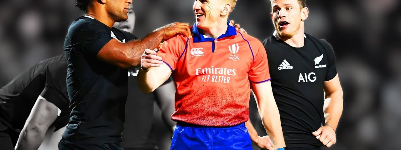The RAREST Referee & Player Interaction in Rugby!
