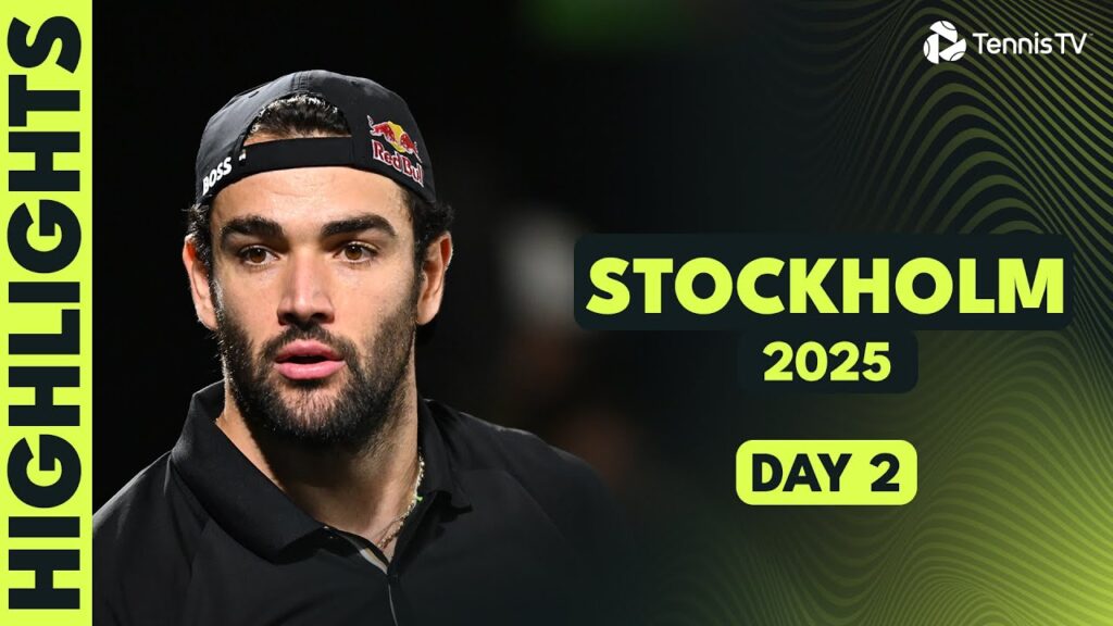 Ymer Brothers Clash; Berrettini, Cilic & More In Action | Stockholm 2025 Day 2 Highlights