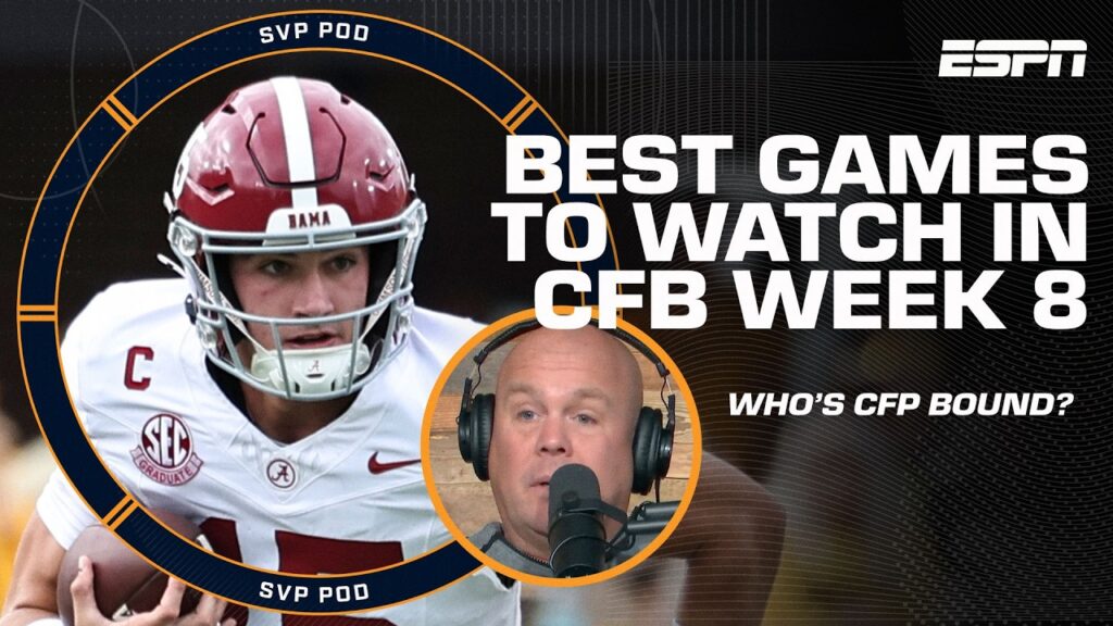 Watch out for THESE GAMES in CFB Week 8 👀 | SVPod
