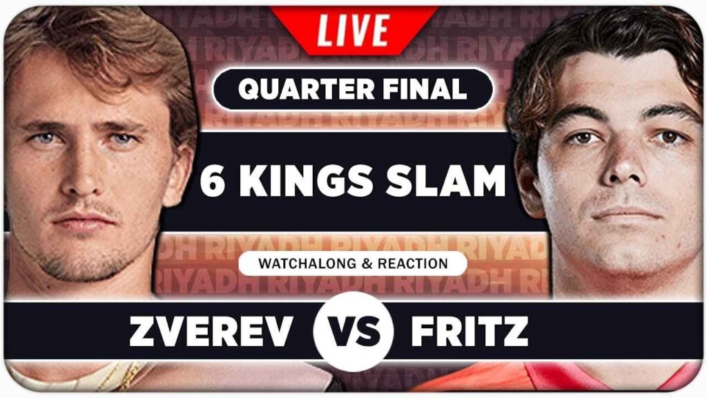 ZVEREV vs FRITZ • Six Kings Slam 2025 QF