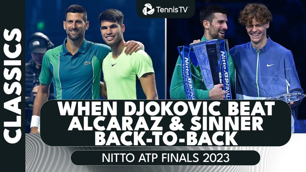 When 36-Year Old Djokovic Defeated Alcaraz & Sinner Back-To-Back 🤯 | Nitto ATP Finals 2023
